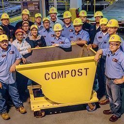 Transformation of waste into compost
