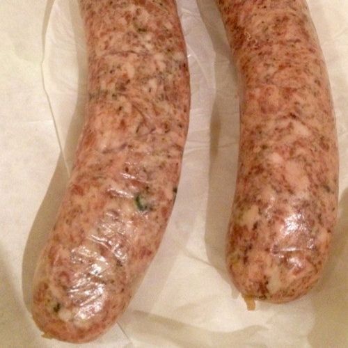 R - sausage seasoned with salt of Cervia