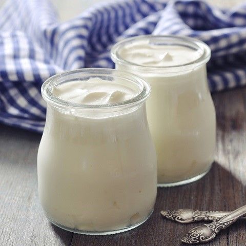 Natural yoghurt jar 125 g