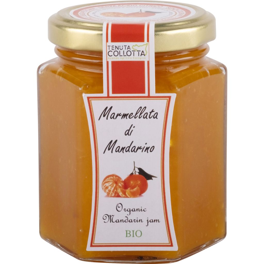 Marmellata di Mandarini Bio 230 g - 100% Italiano - Prodotto in Sicilia