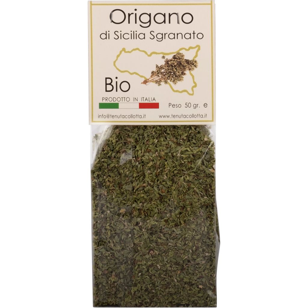 Origano Biologico Sgranato 50 g - 100% Italiano - Prodotto in Sicilia