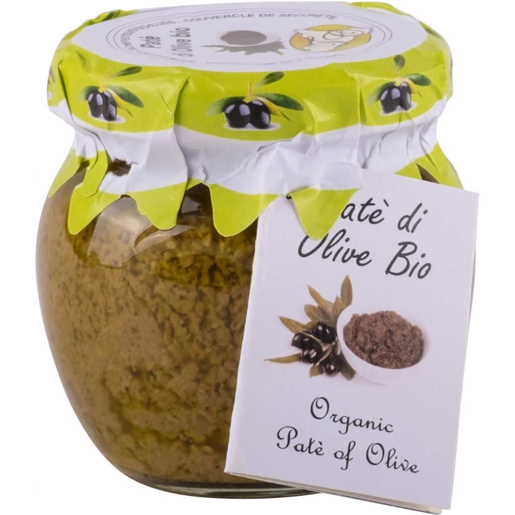 Patè di Olive Bio 90 g - 100% Italiano - Prodotto in Sicilia