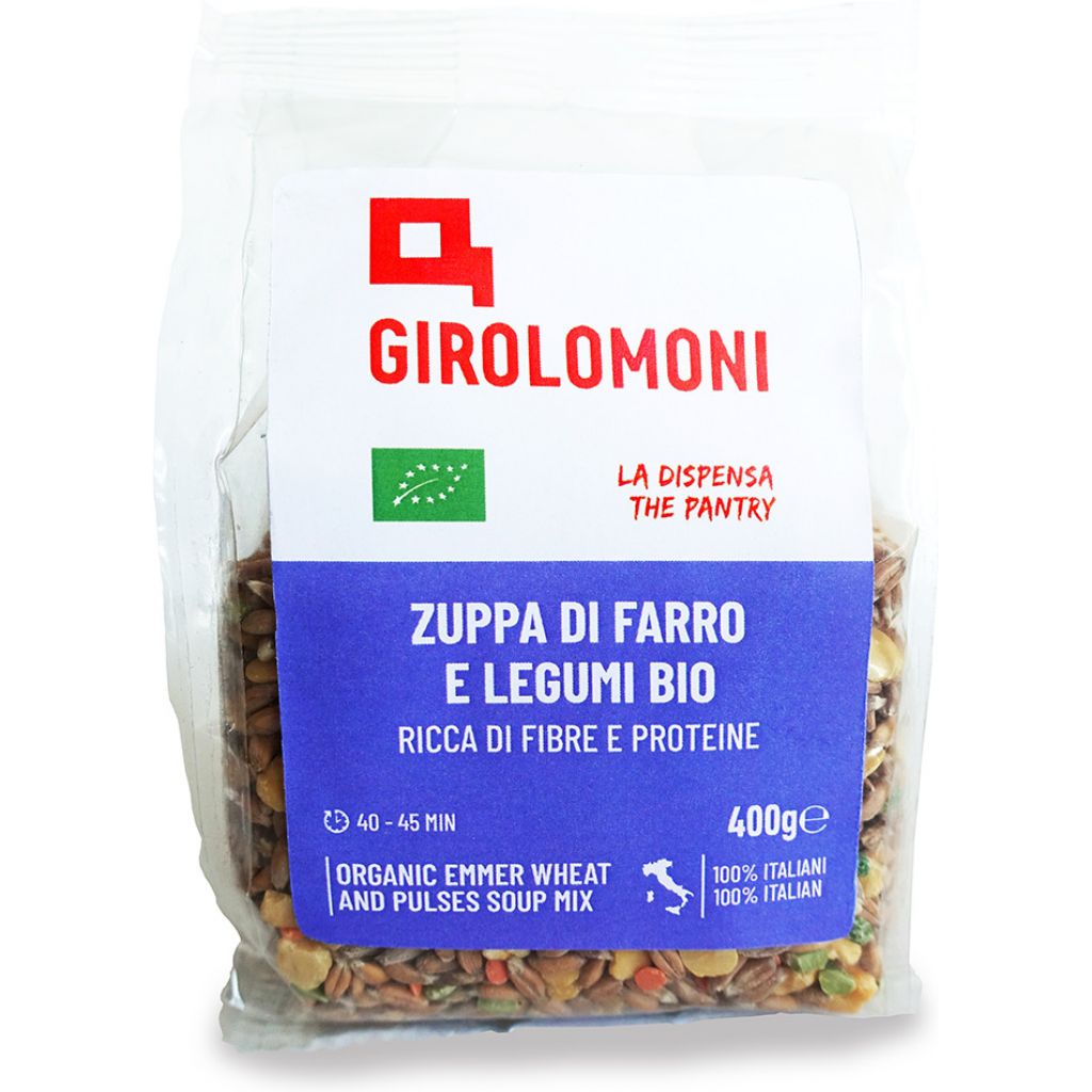 Zuppa di Farro e Legumi Bio