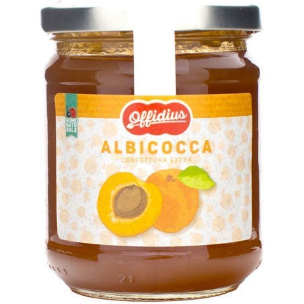 Confettura EXTRA di Albicocca - Marmellata con Frutta di Stagione - 2x220 gr - Offidius