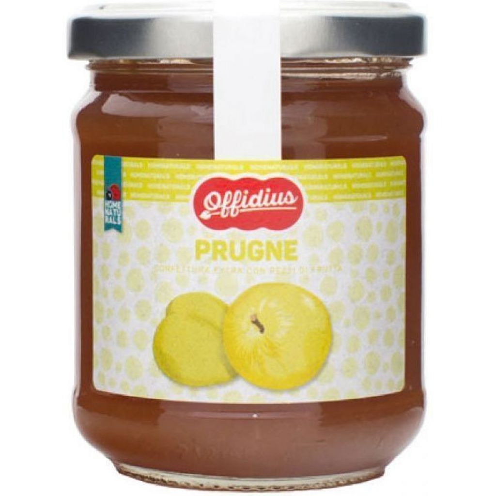 Confettura EXTRA di Prugna - Marmellata con Frutta di Stagione - 2x220 gr - Offidius