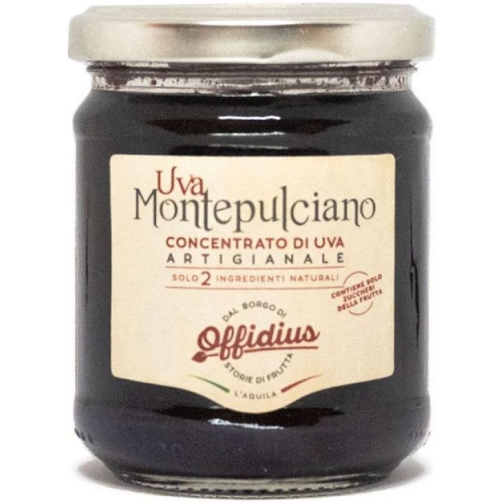 Confettura Extra di Uva Montepulciano - 220 gr - Frutta di Prima Scelta - Offidius