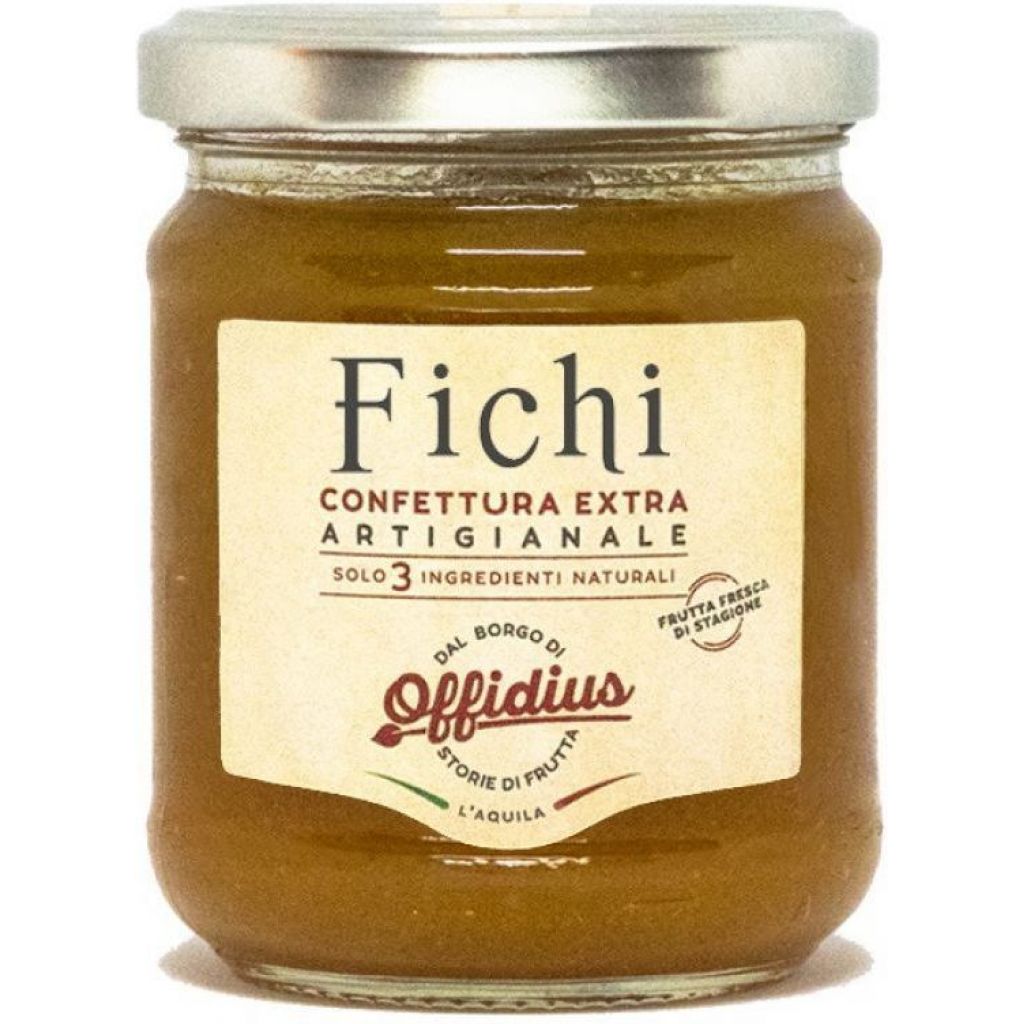 Confettura Extra di Fichi - 220 gr - Frutta di Prima Scelta - Offidius