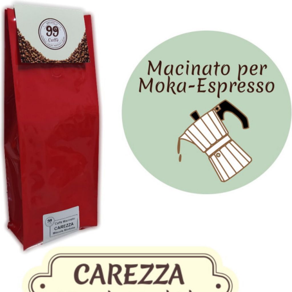 Caffè Macinato - Miscela Carezza - 500 g - 99 Caffè