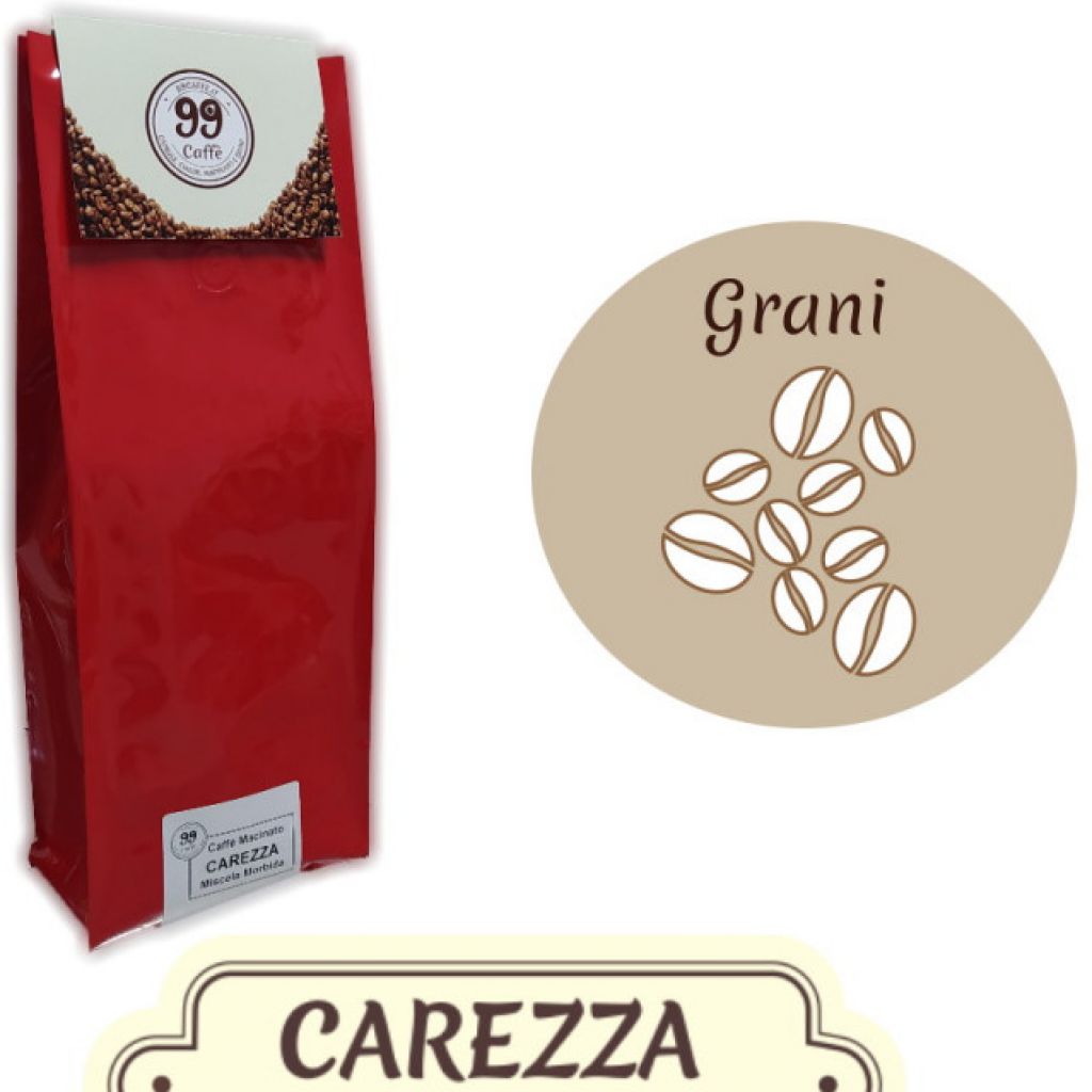 Caffè in Grani - Miscela Carezza - 1000 g - 99 Caffè