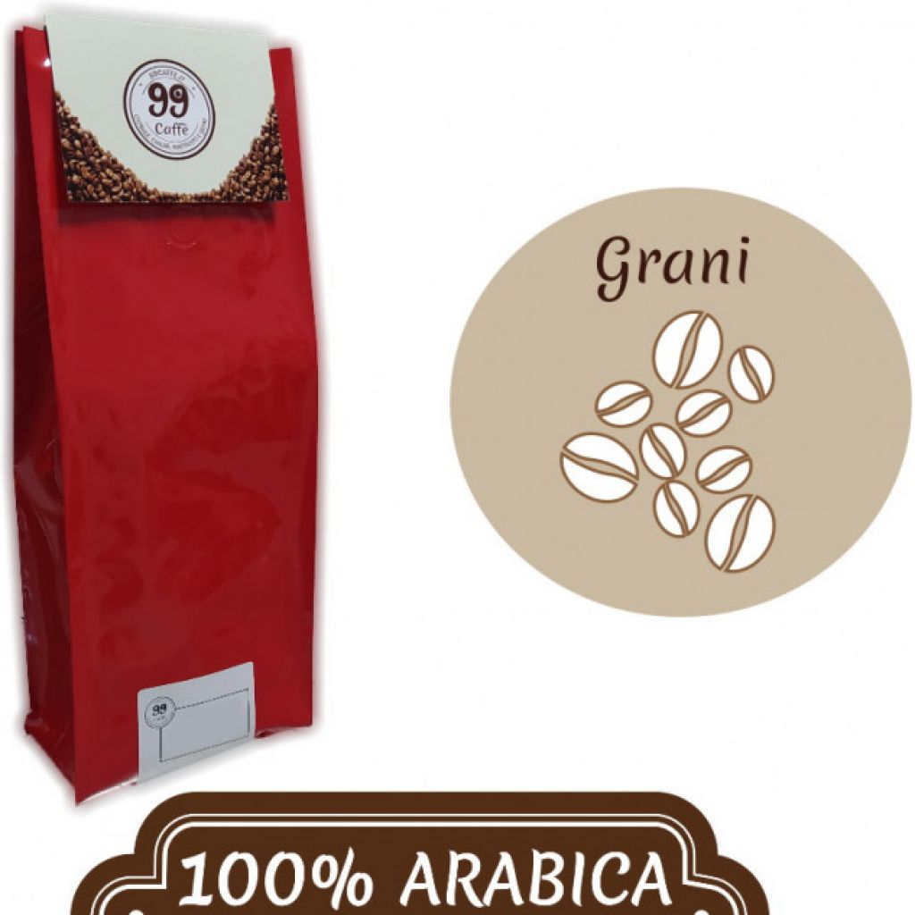 Caffè in Grani - Miscela 100% Arabica - 1000 g - 99 Caffè