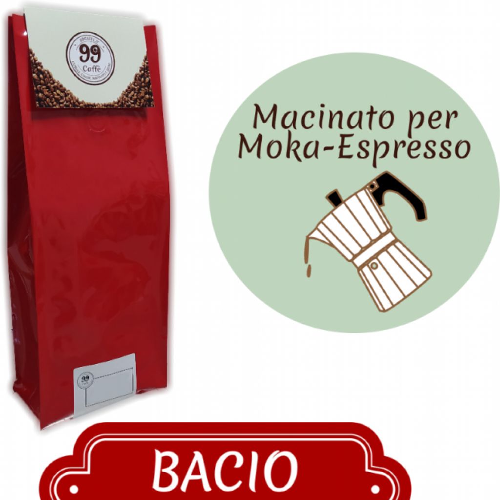 Caffè Macinato - Miscela Bacio - 500 g - 99 Caffè