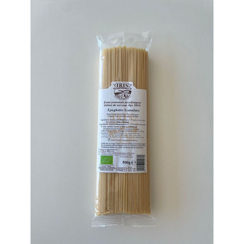 Spaghetto scanalato semola bio IRIS 500 g