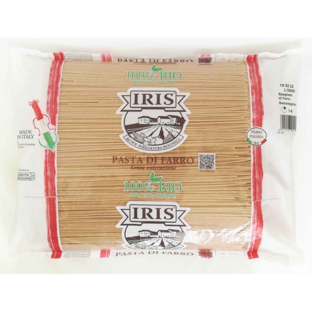 Spaghetti farro semintegrale bio IRIS 3 Kg