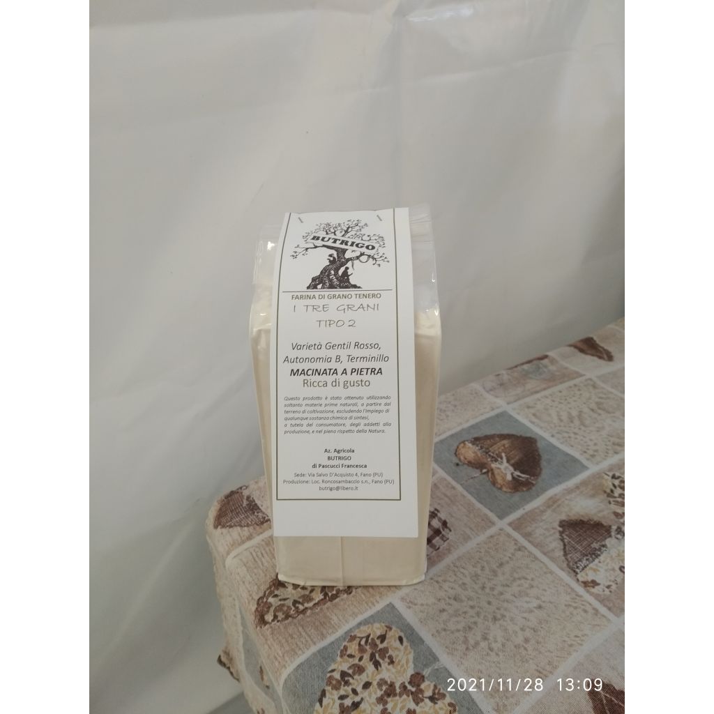Farina I TRE GRANI TIPO 2 - conf. 1Kg.