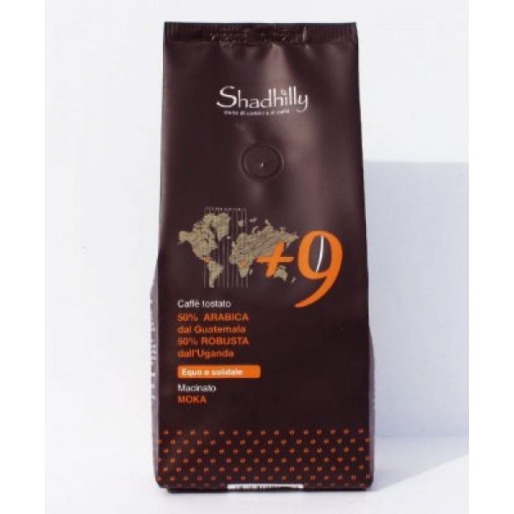 012112 - Caffè +9 miscela arabica robusta mac. Moka - 250g -Shadhilly