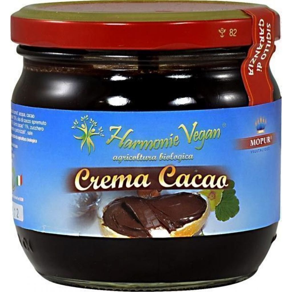 Crema Cacao - Bio - Vasetto di vetro da 380 gr.