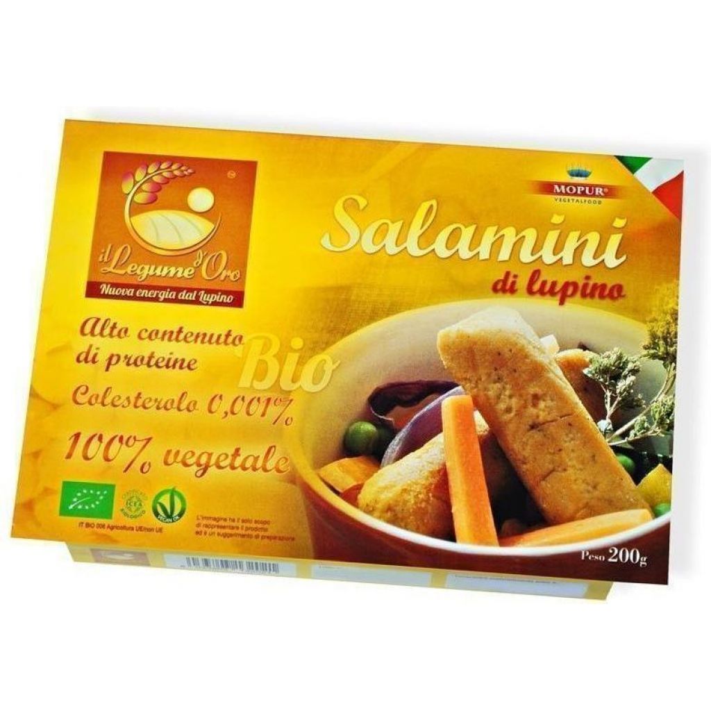 Salamini Lupin - Bio - 180 gr vacuum. (5 sausages