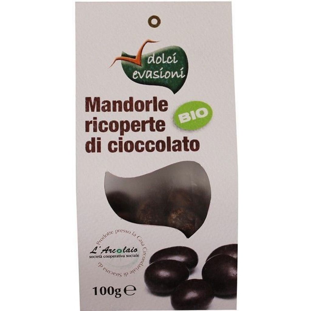 Mandorle ricoperte di cioccolato - 100 g