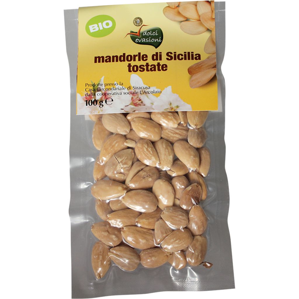 Toasted Sicilian almonds - 100 g