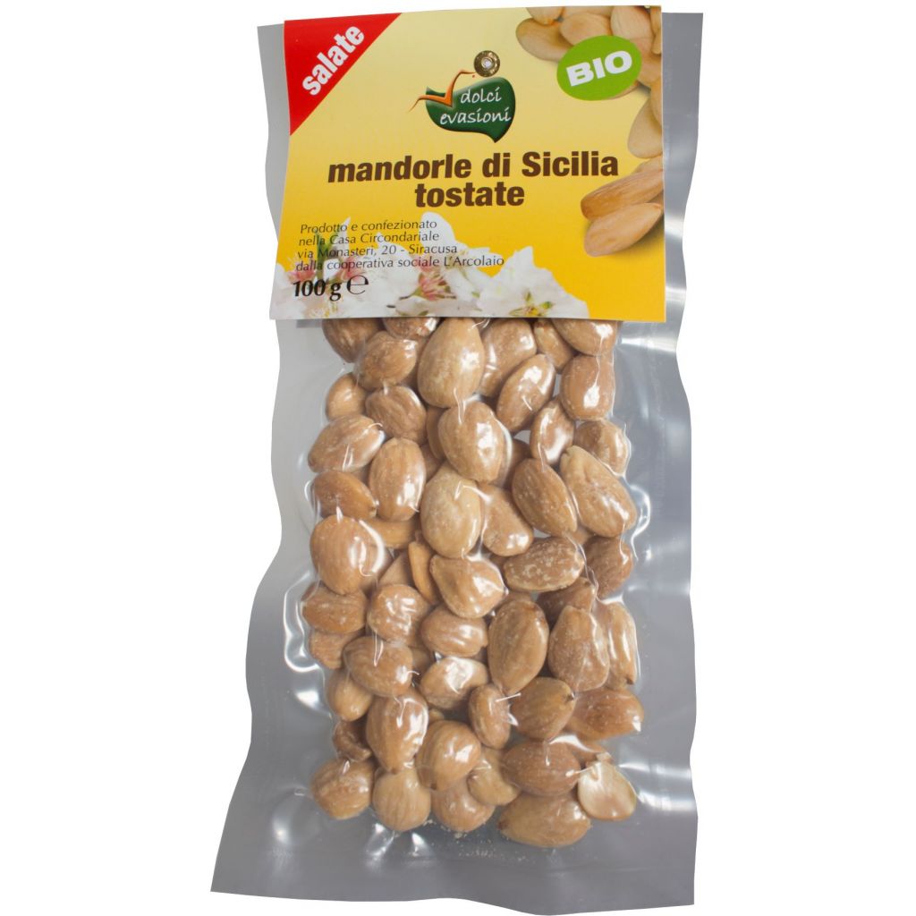 Almond roasted and salted Sicily - 100 g