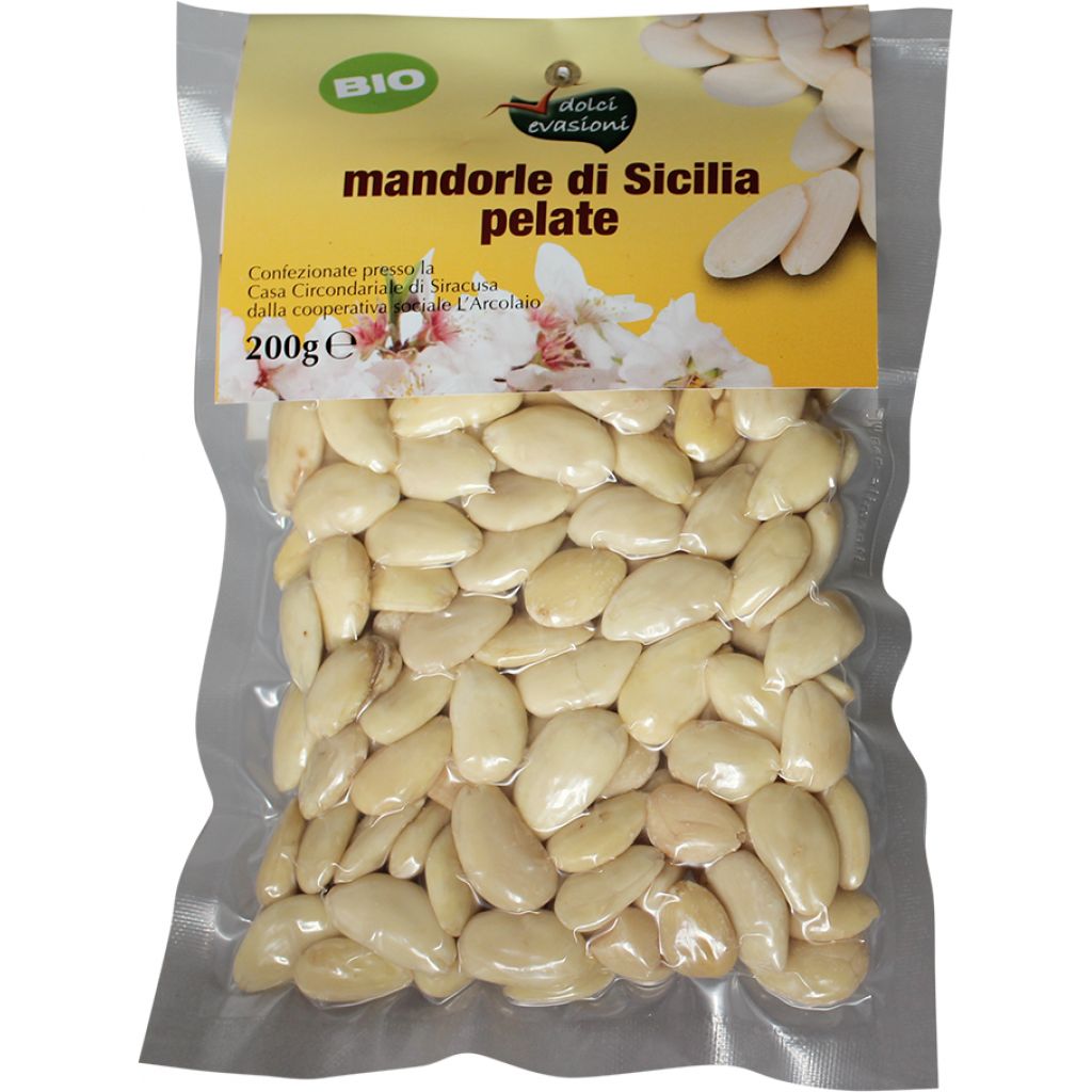 Sicilian peeled almonds - 200 g
