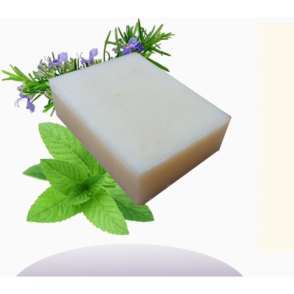 NATURAL COCOA, MINT AND ROSEMARY SOAP