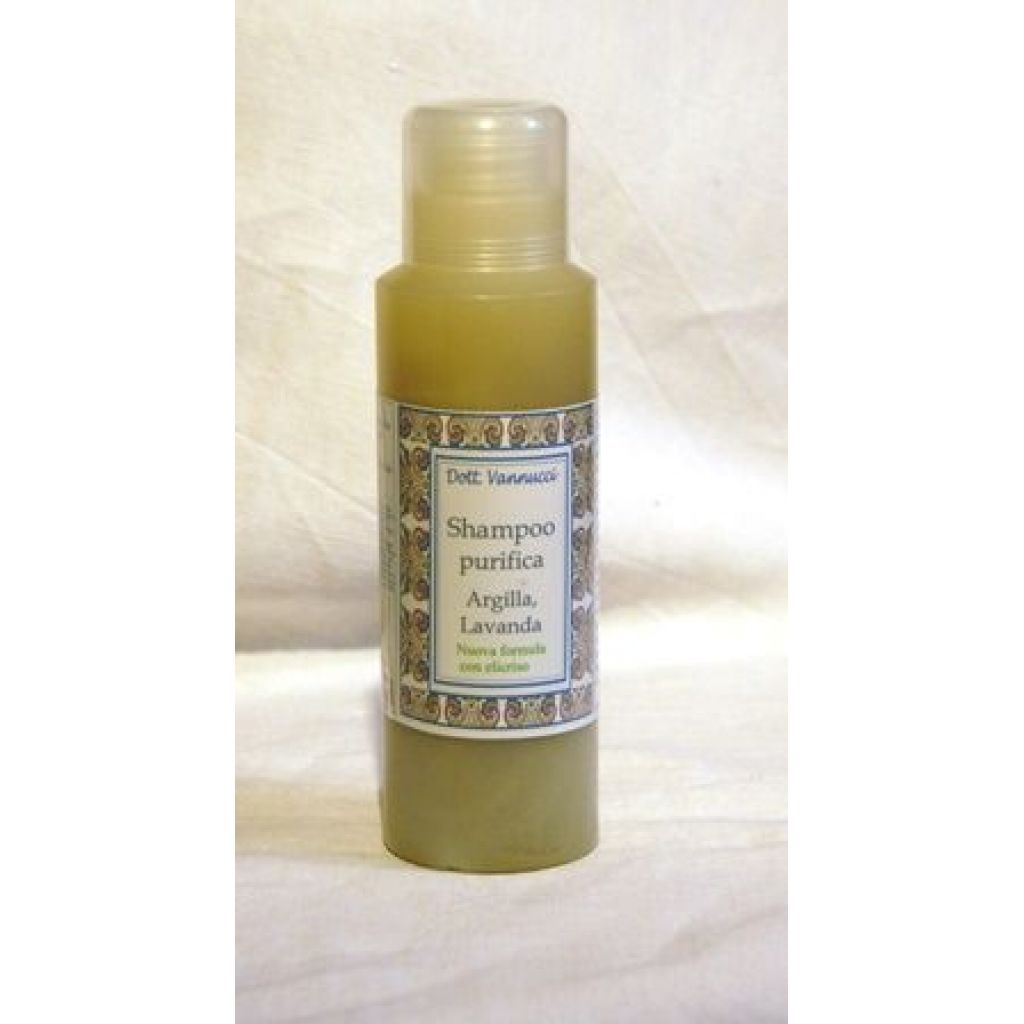Shampoo purifica Argilla e Lavanda nuova formula con elicriso, miglio, avena.ml. 200