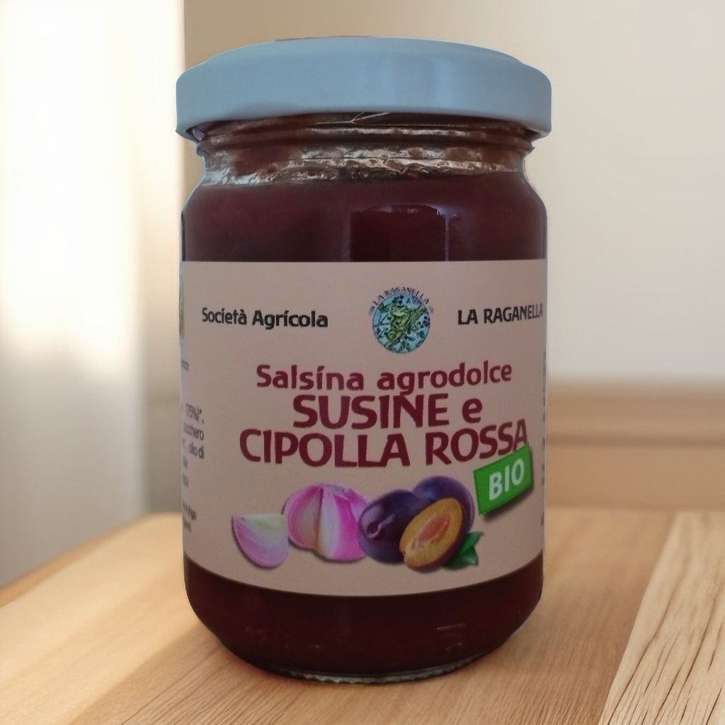 Salsina agrodolce susine e cipolla rossa