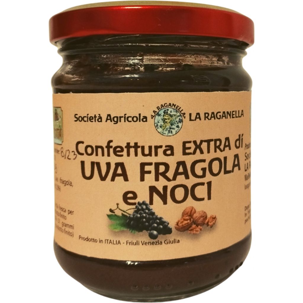 Conf. Di uva fragola e noci 200 g