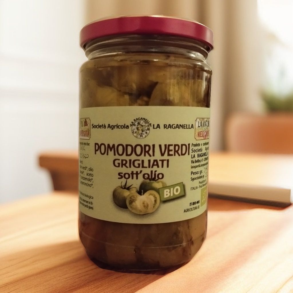 Pomodori verdi grigliati sott'olio 270 g