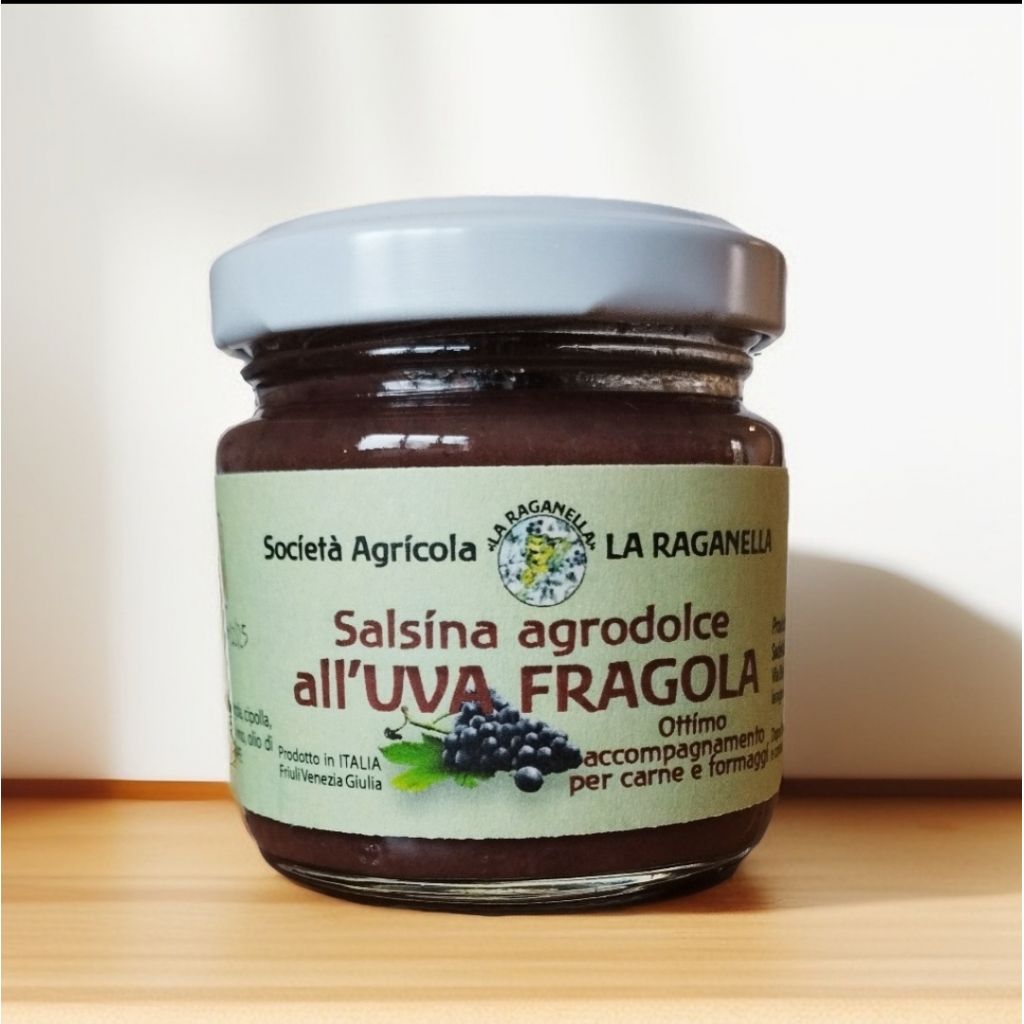 Salsina agrodolce uva fragola e senape 100 g
