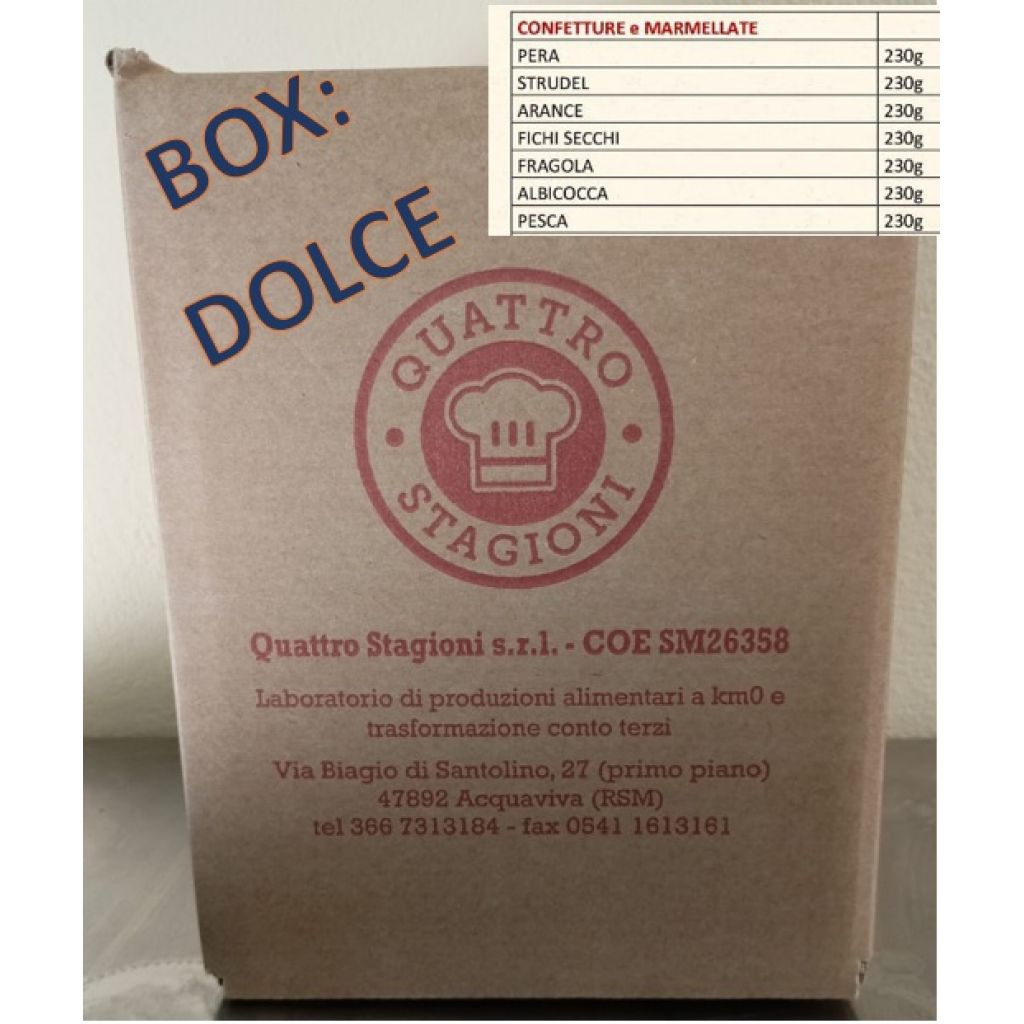 Box "Degustazione dolce"  - contiene 8 vasetti