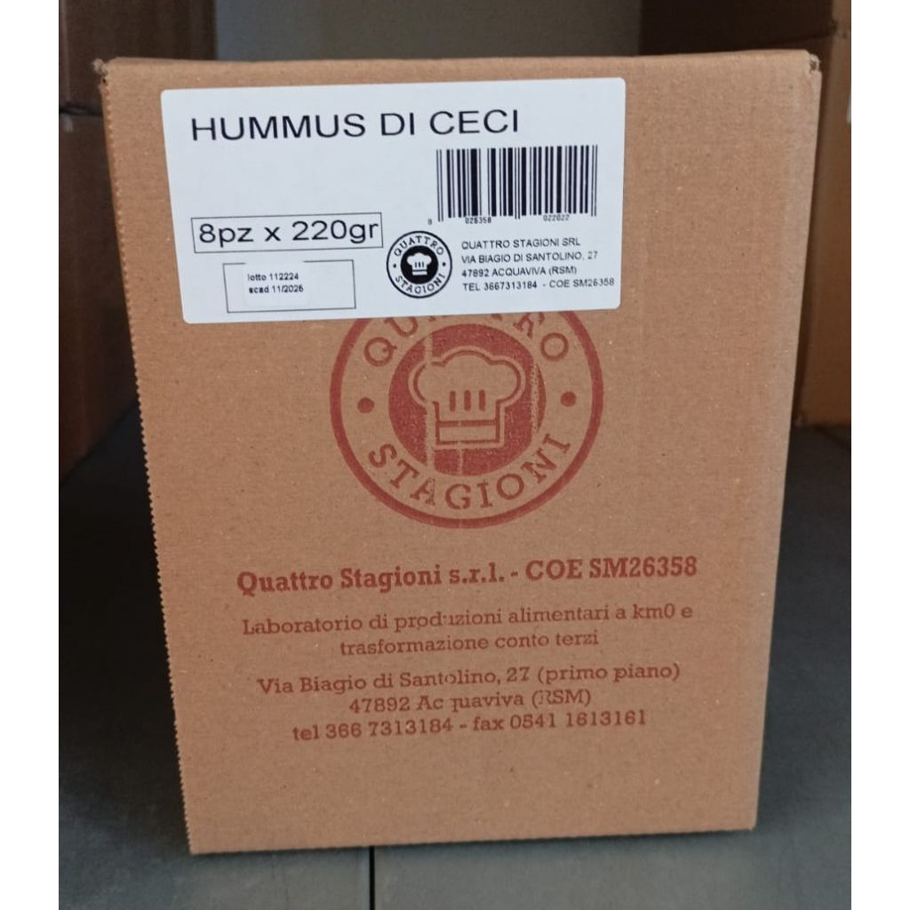 Box "HUMMUS" - contiene 8 vasetti