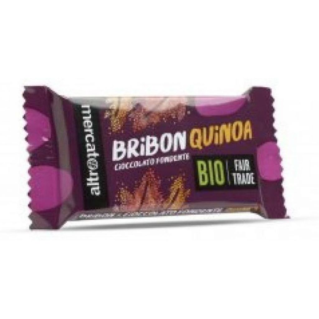 bribon - cioccolato fondente e quinoa soffiata - bio