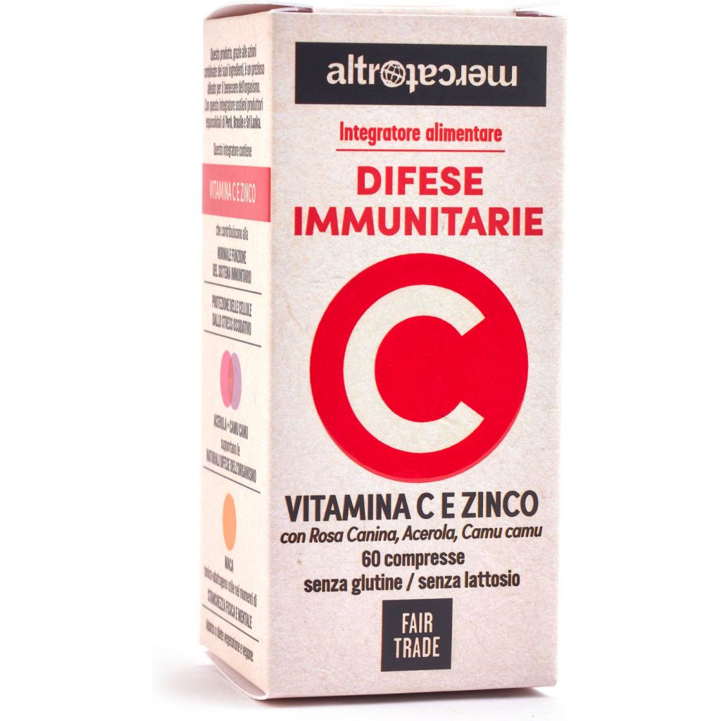difese immunitarie Vitamina C e Zinco in compresse