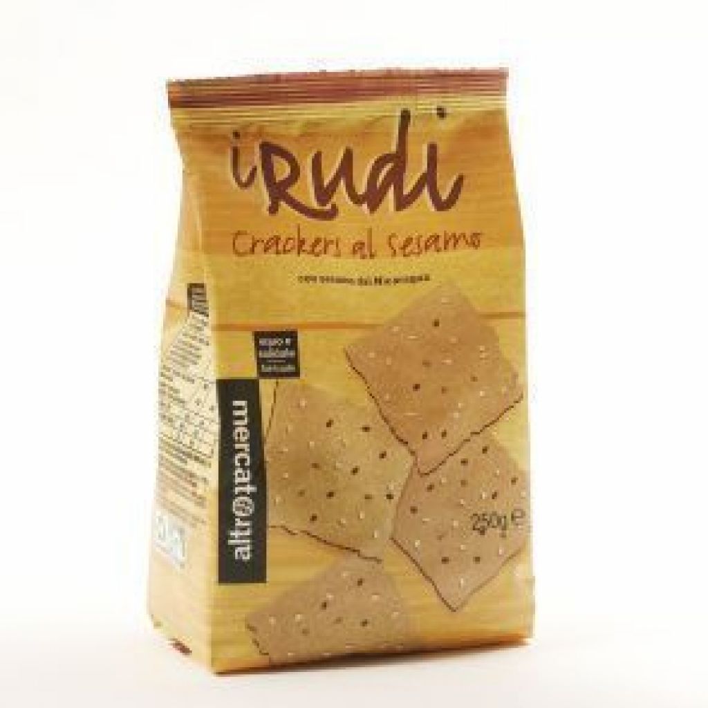 I rudi - crackers al sesamo con quinoa e tapioca - 250 gr