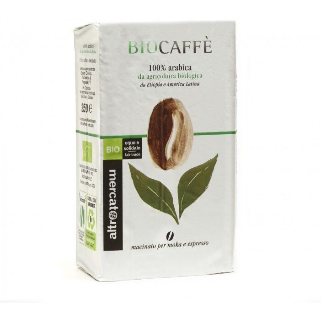Caffè 100% arabica Biocaffè - macinato moka - bio - 250g