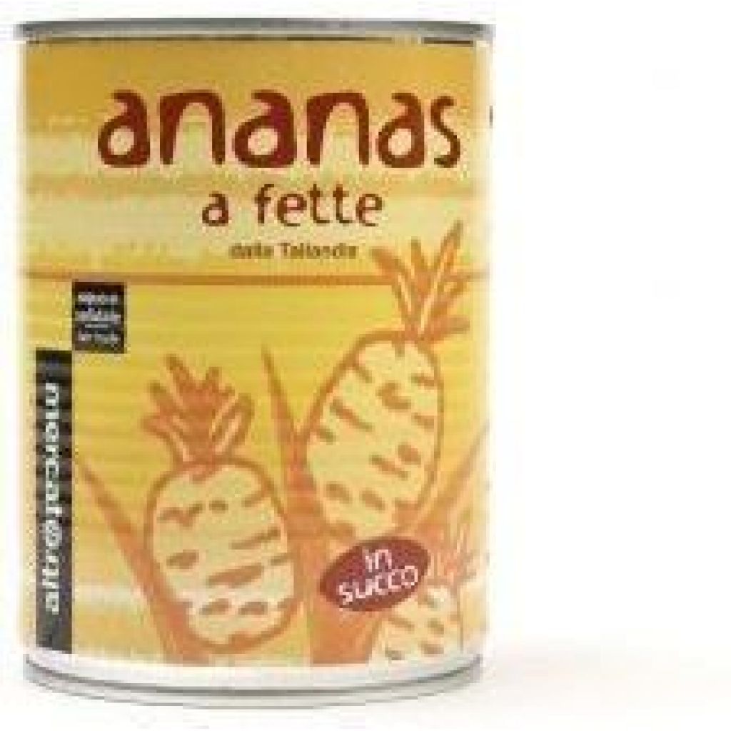 ananas a fette in succo