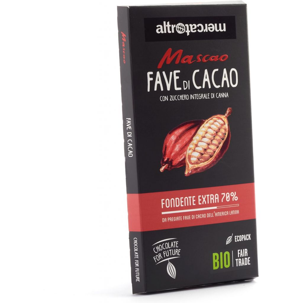 mascao - cioccolato fondente extra con fave di cacao - bio