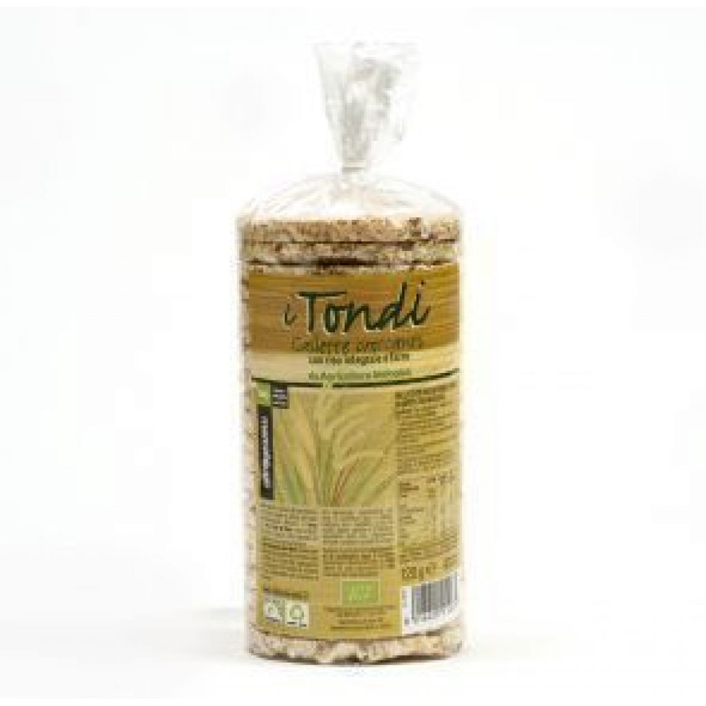 I tondi - gallette al riso integrale e farro bio - 120 gr