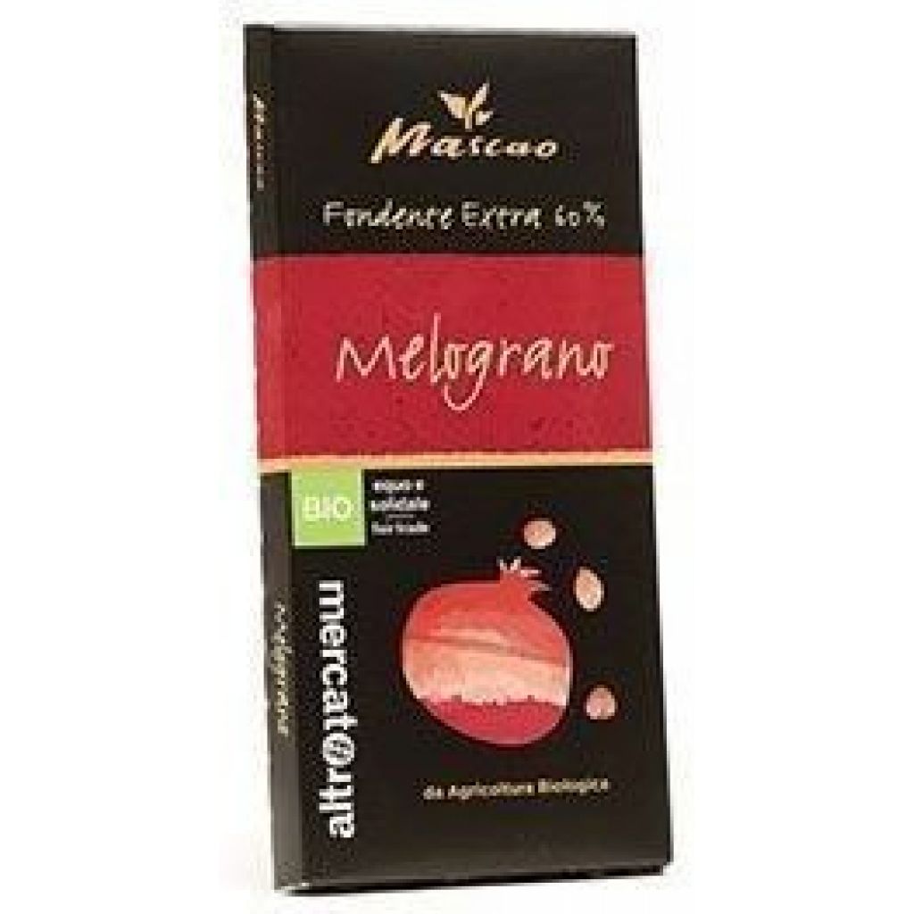 mascao - cioccolato fondente extra al melograno - bio