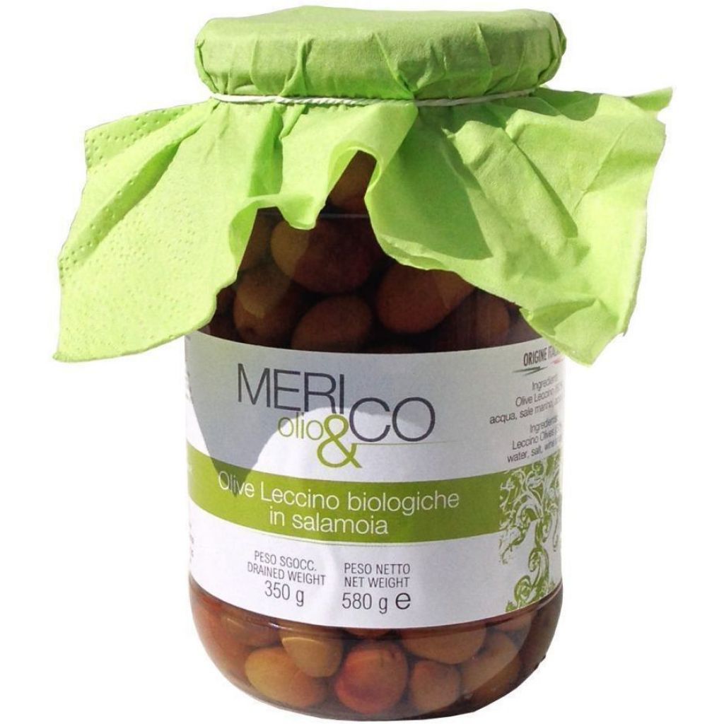 Olive di varietà Leccino in salamoia Barattolo 580 g