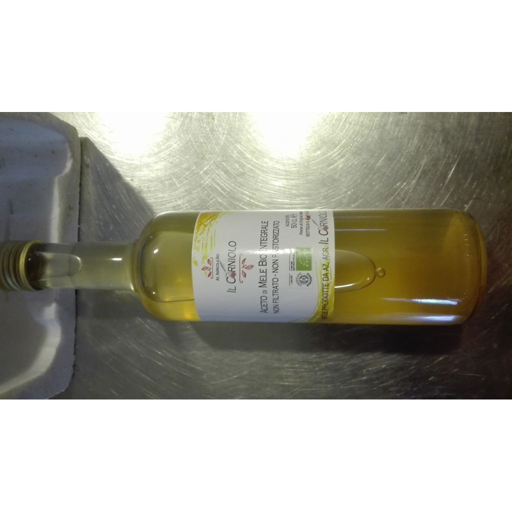 Aceto di mele Integrale non pastorizzato e non microfiltrato - bottiglia 50CL
