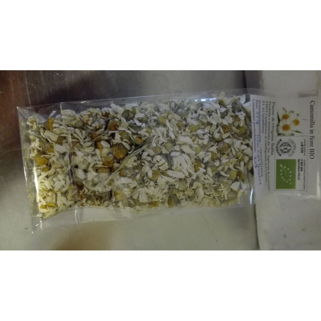 Confezione camomilla in fiore BIO disidratata - 25g
