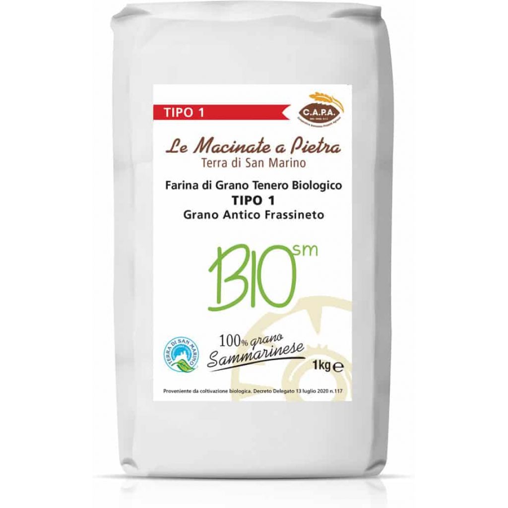 Farina di grano tenero tipo 1 di Grano antico Frassineto BIO - 1Kg