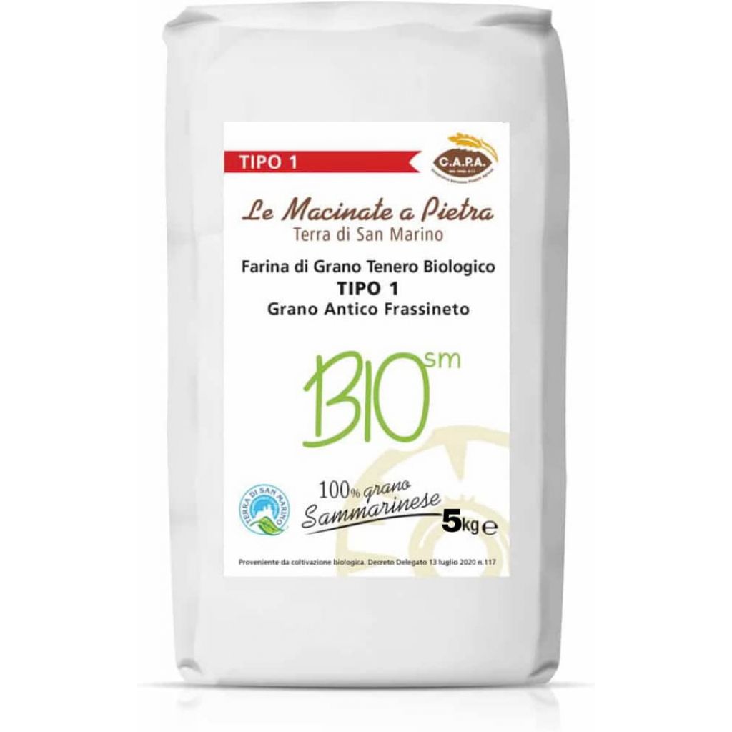 Farina tipo 1 di Grano Antico Frassineto BIO - 5 Kg