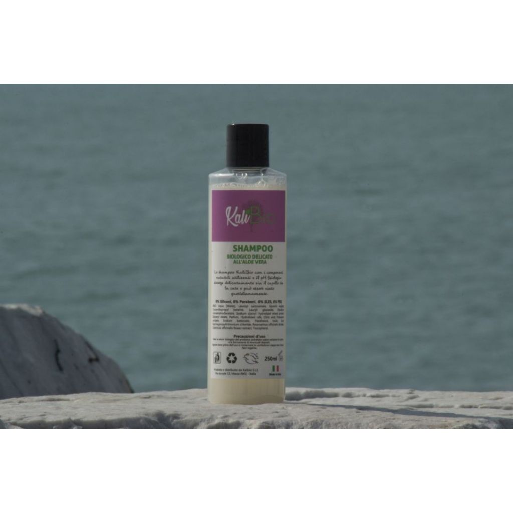 Shampoo biologico delicato all'aloe vera 250mL
