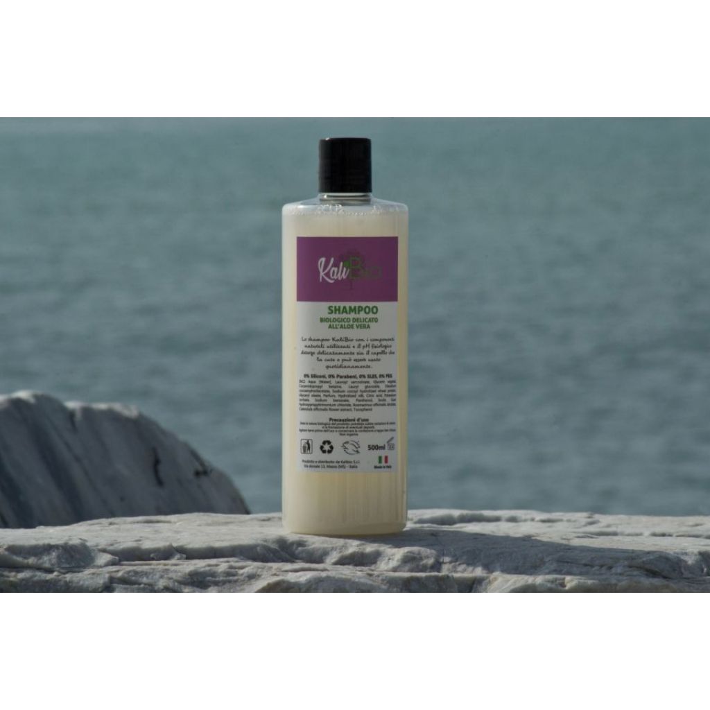 Shampoo biologico delicato all'aloe vera 500mL