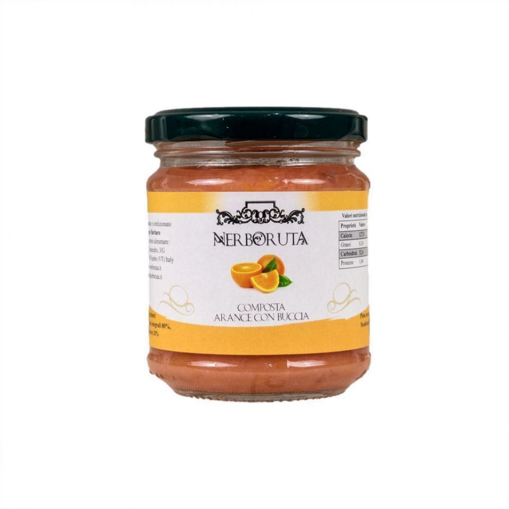 Composed of oranges with peel of Sicily 100% natural
