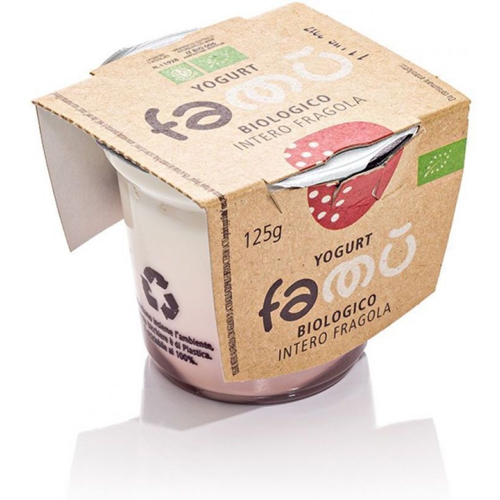 Fragola BIO ( marmellata inserita SOTTO lo yogurt )